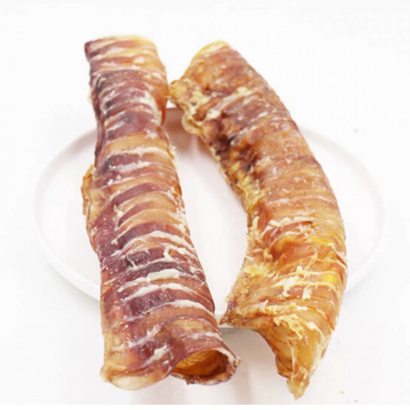 Factory supply wholesale beef trachea grind and clean dog treats