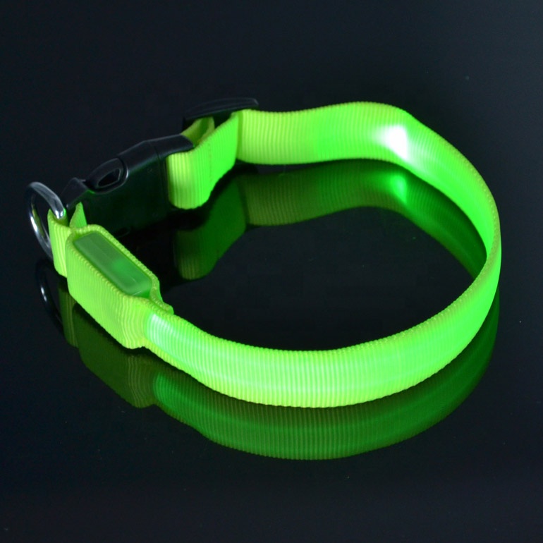Pet Suppliers Hot Selling Durable Battery Luminous LED Dog Collar