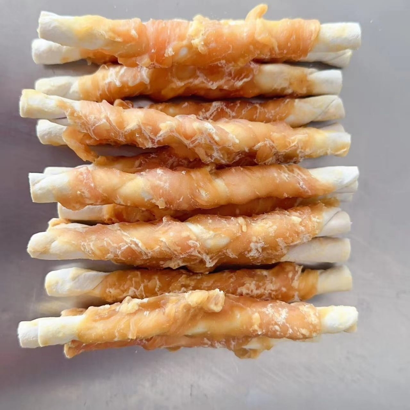 Hot Sale High Quality Pet Snack Chicken And Beef Rope Dog Treats