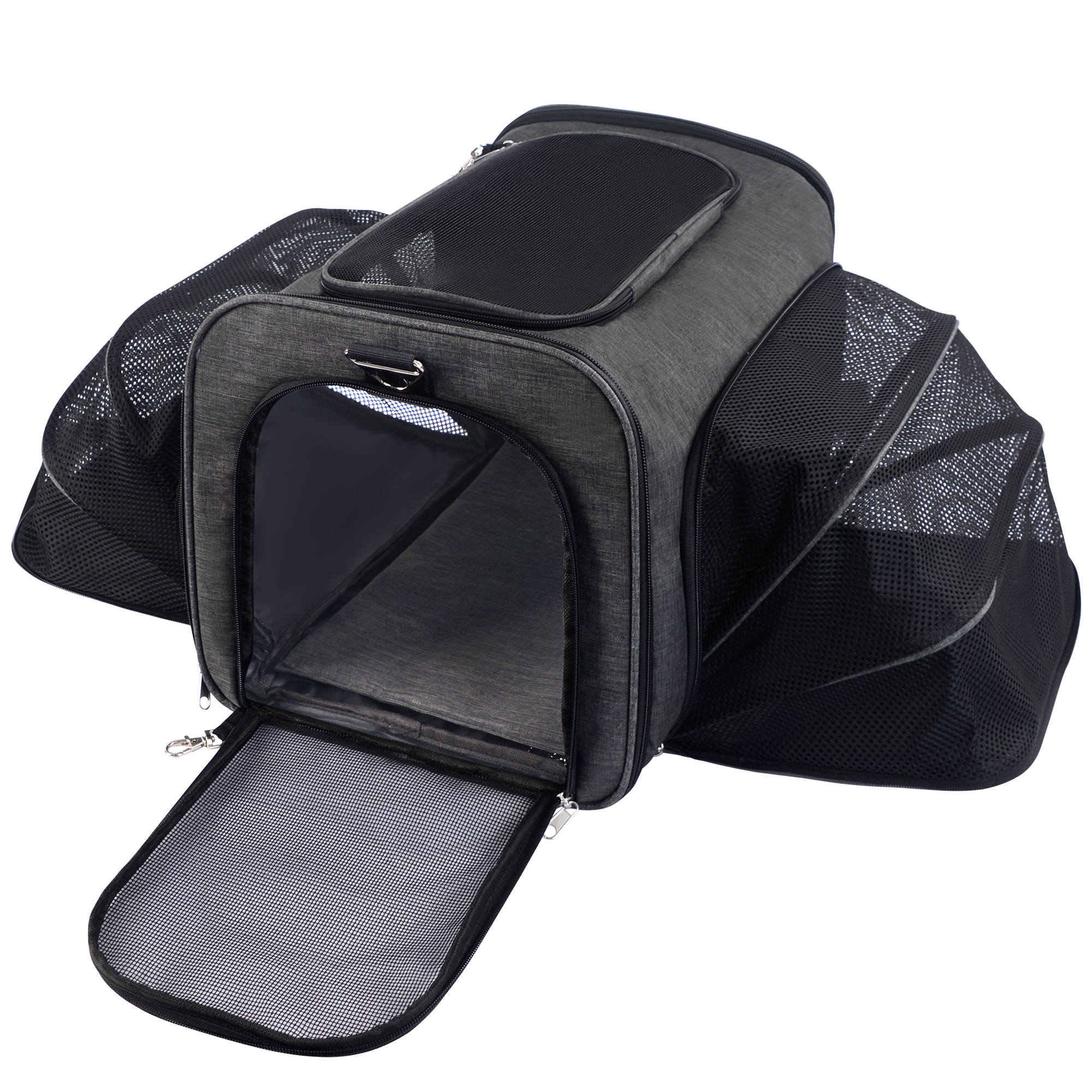 Wholesale Carrier Airline Approved Pet Carrier Expandable Soft Sided Dog Travel Carrier Bag