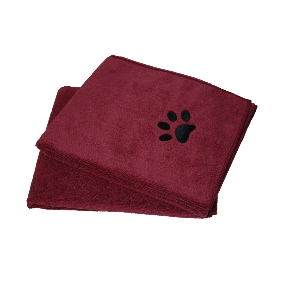 Best selling good quality super absorbent bath cleaning quick dry microfiber dog towel