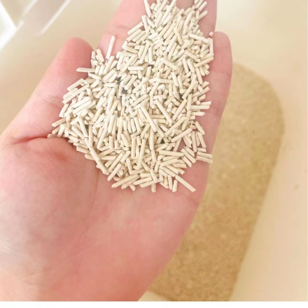 Best Wholesale popular 100% Natural plant cat litter fast water absorption strong clumping blue Tofu Cat Litter custom