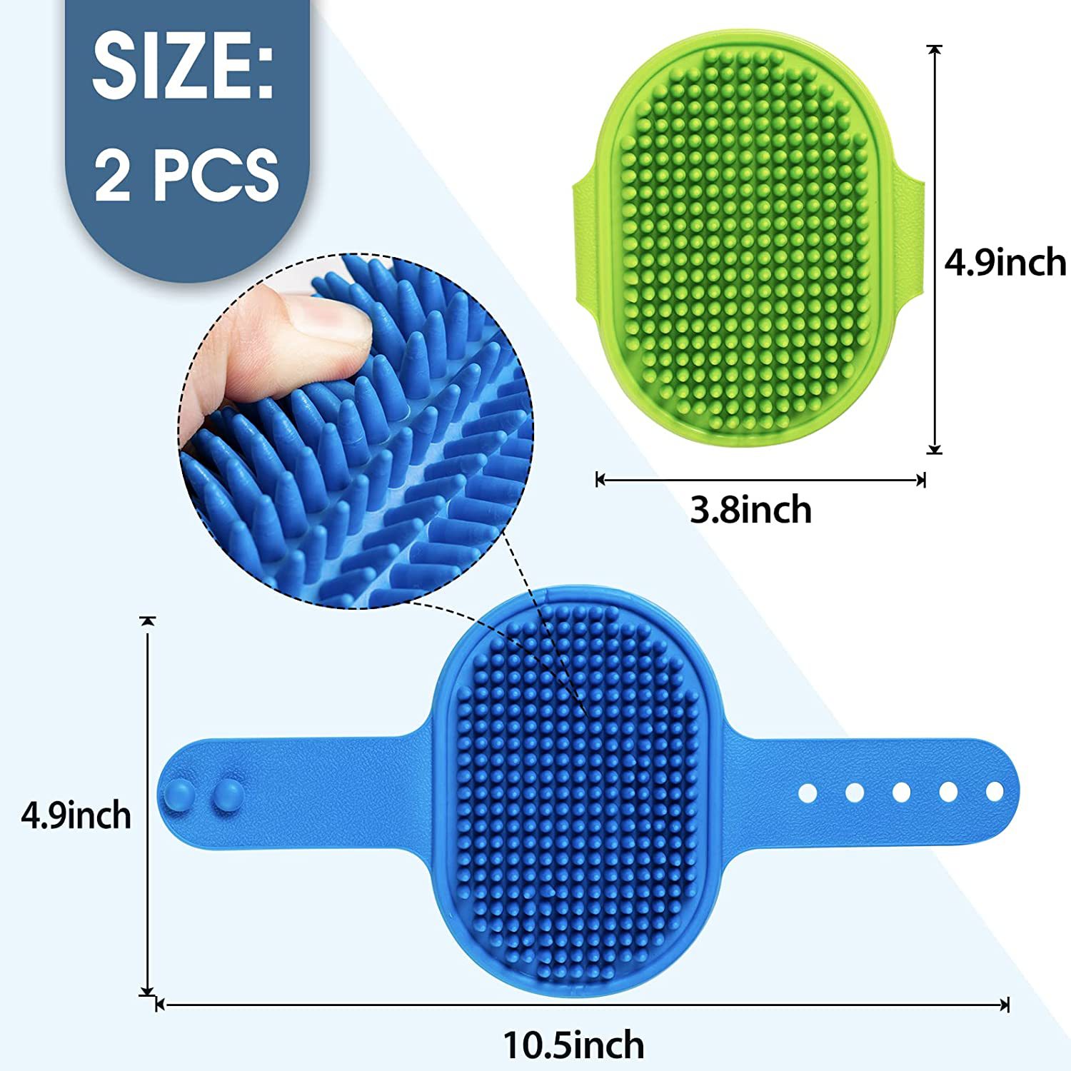 2 in 1 dog grooming brush pet dog bath brush