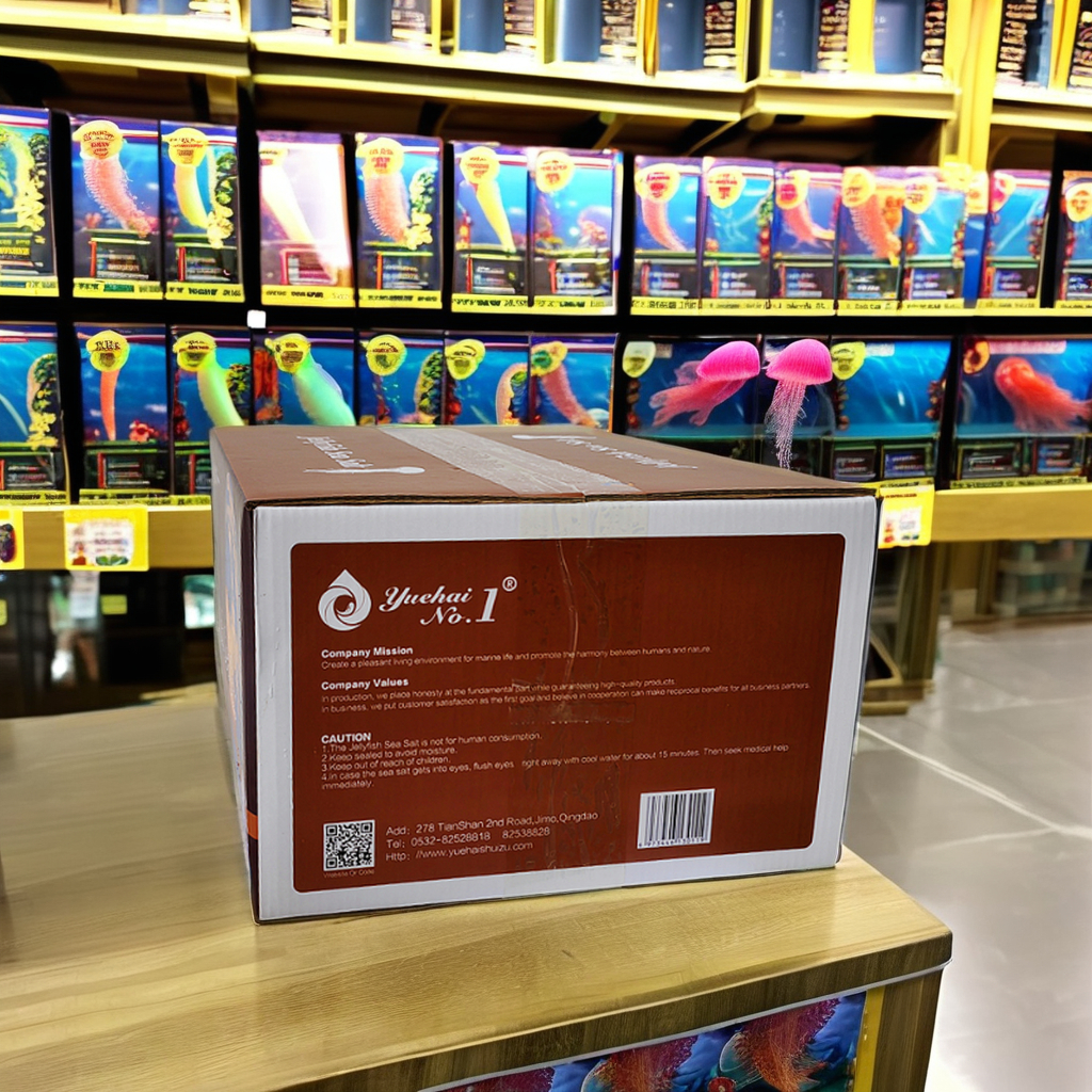 OEM Welcomed Parameters ODM Welcomed Professional Qingdao Yuehai Jellyfish water sea salt for marine aquarium products