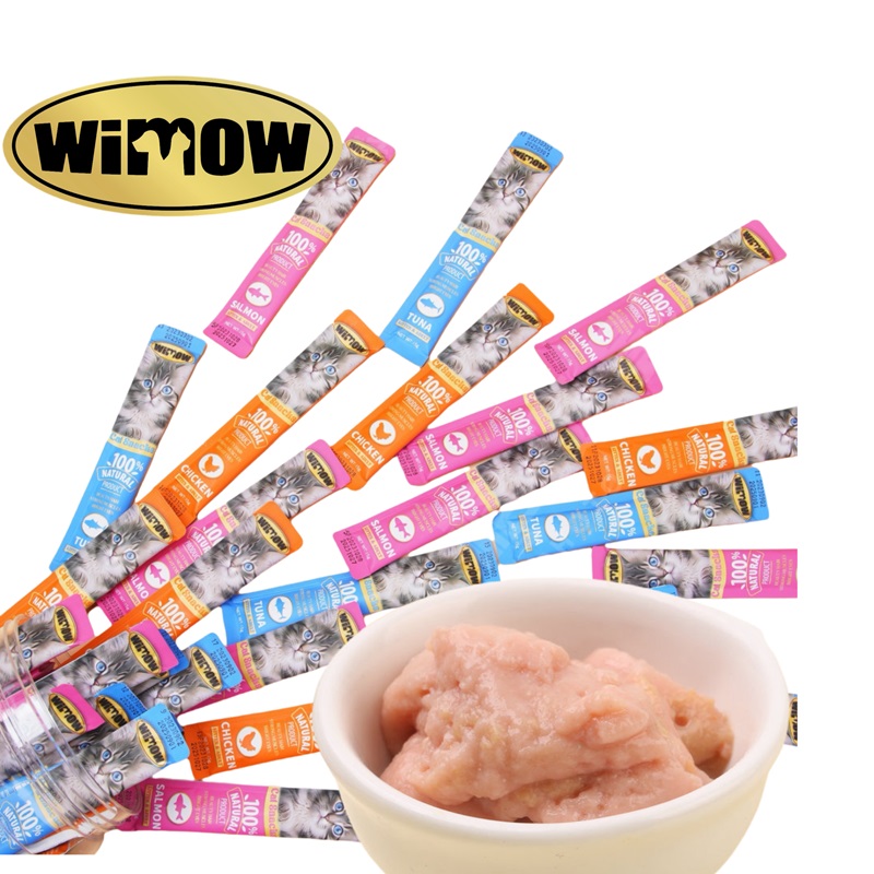 wimow Wholesale Treats Fresh Wet Other Pet Food Snacks Cat Nutritious Strips Hair Gill Promoting Canned Food