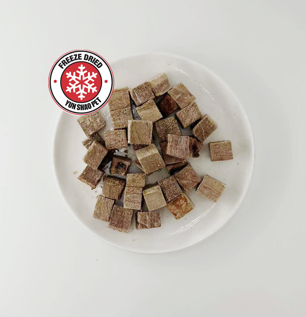 Top selling freeze drying lamb pet treats freeze dried lamb meat with low moq pet treat