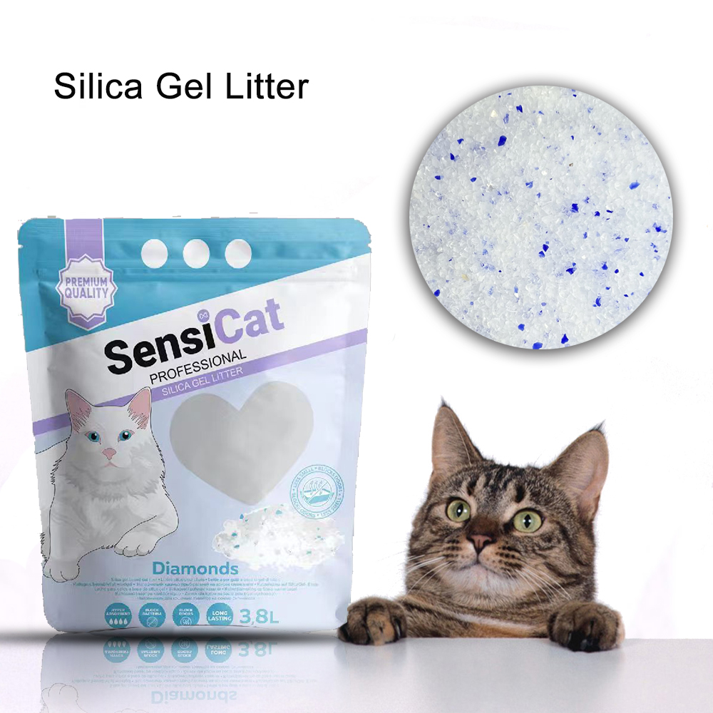 Crystals Health Monitoring Cat Litter Unscented crystal cat litter Lasts Up to 6 Months ScoopFree Premium cat litter crystal