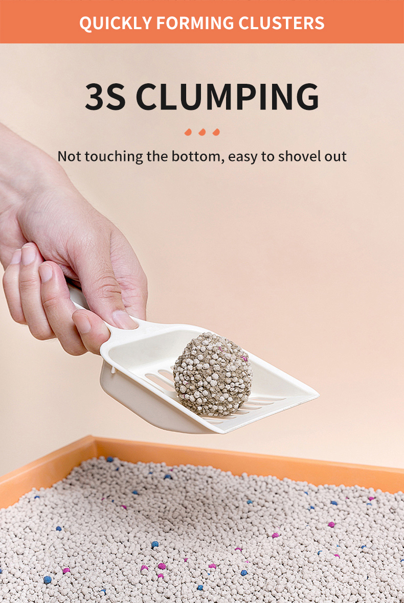 Ultra Absorbent Odor Control Bentonite Cat Litter Dust-Free & Quick Clumping Direct from Factory