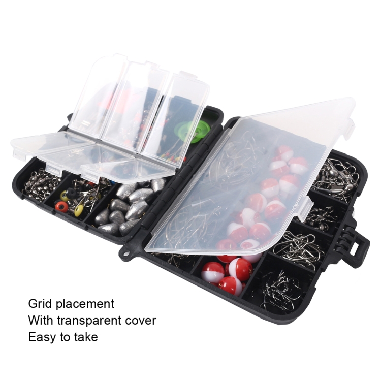 Wholesale price 263 PCS / Set T0196 Fishing Small Accessories Ball Shaped Floating Rock Fishing Gear 263 in 1 fishing set