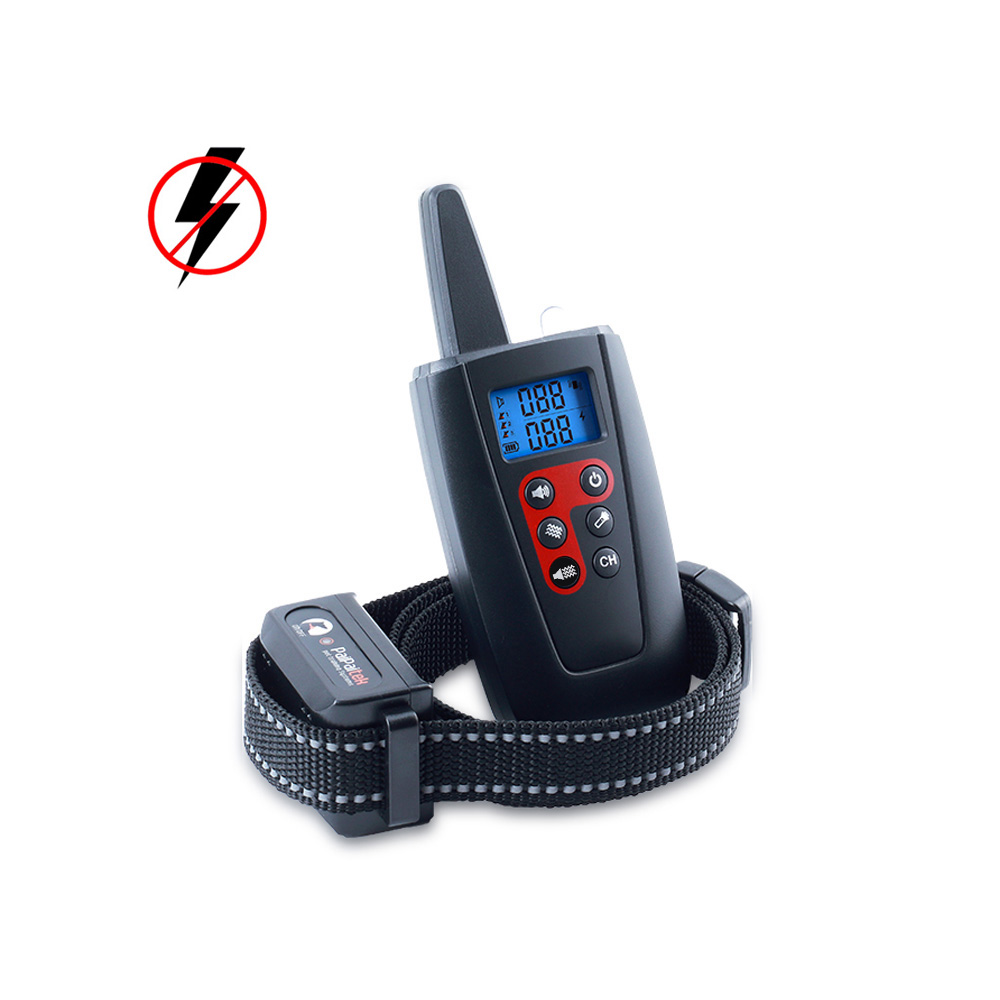 Dog Training Equipment Rechargeable Shock Collar For Medium Large Dogs 1000Ft Remote Range 3 Training Modes Without Shock