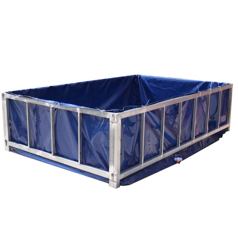 Cheap wholesale sturdy durable pvc frame fish farming pond tank