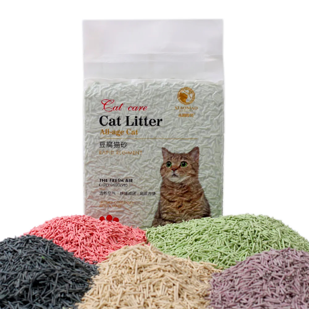 Wholesale high quality good selling litter tofu bulk sand for wholesale cat sand pets cat litter