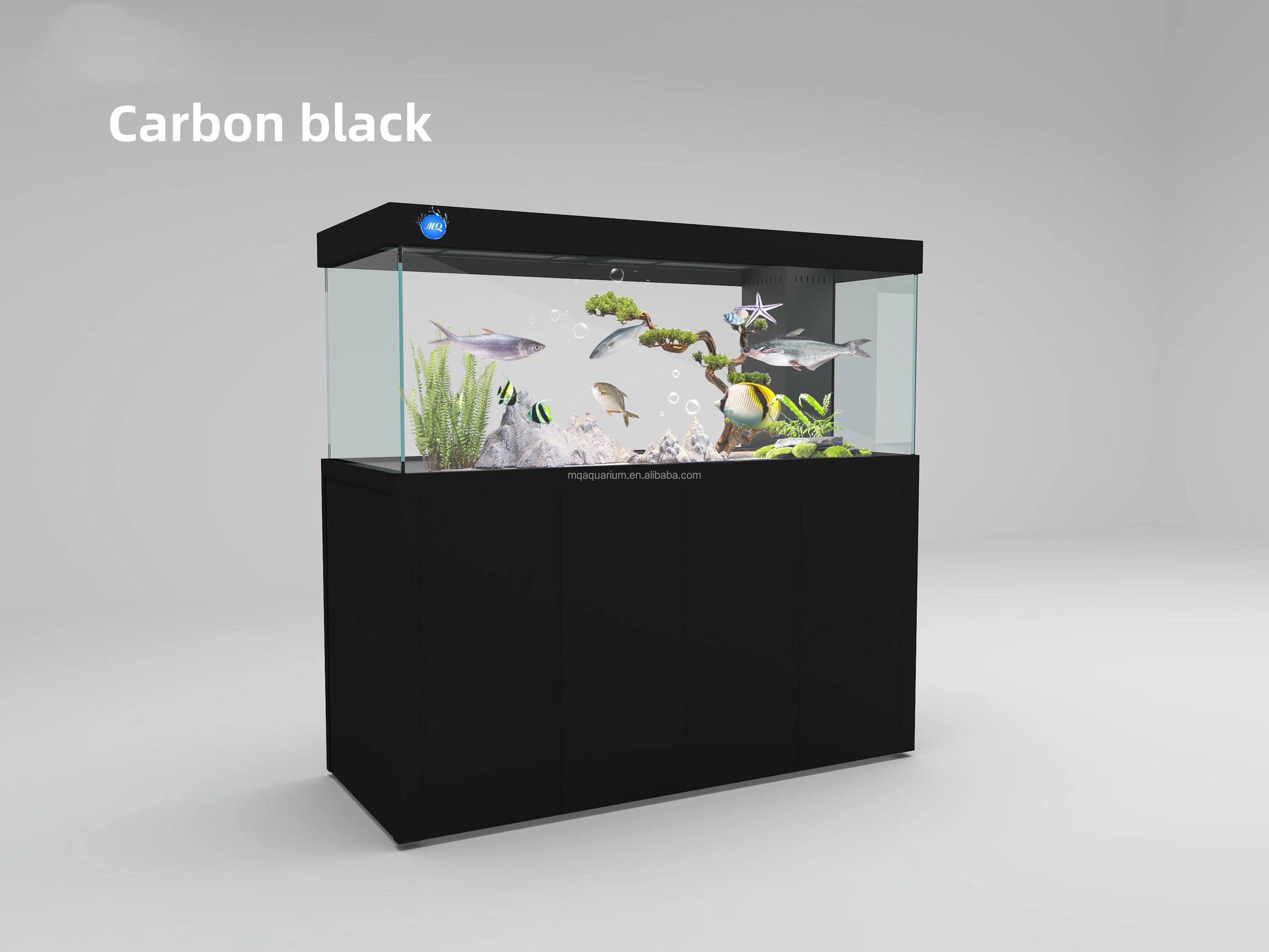 Aquarium living room glass ultra white tank large, medium and small professional bottom filter aquarium fish tank