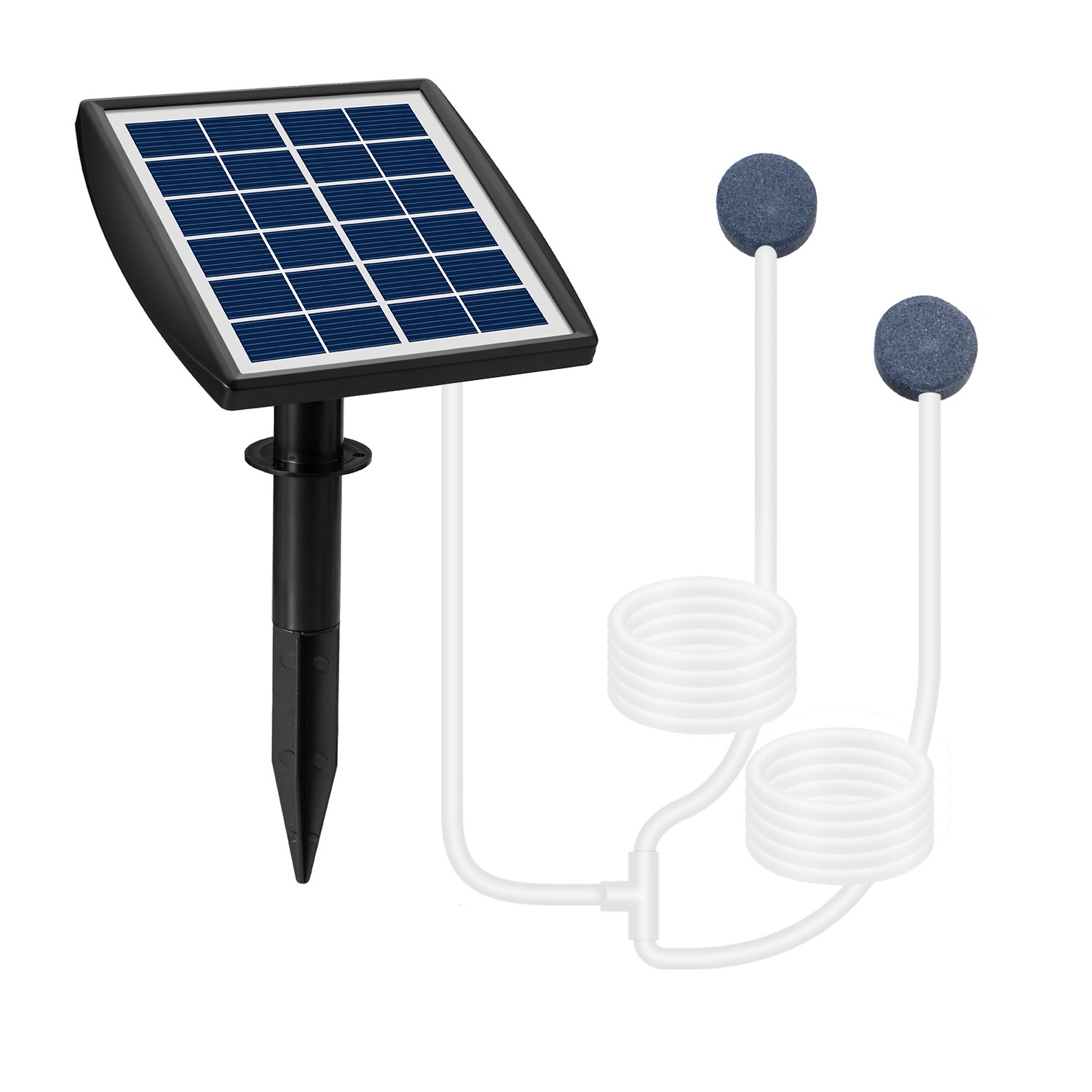 Mini Oxygen-offering Kit Solar Panel Powered Aerator Good for Pet fish Aquarium Garden Pond Auto Air Pump