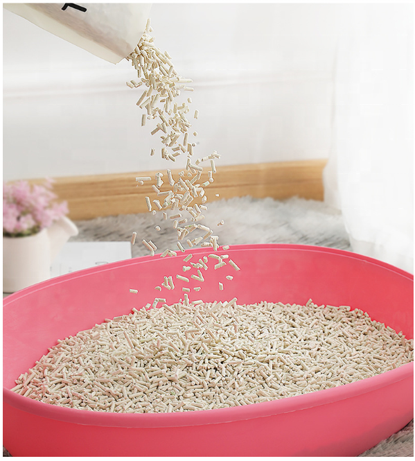 Excellent quality Low price eco-friendly non-sticky natural guar gum tofu crushed cat litter