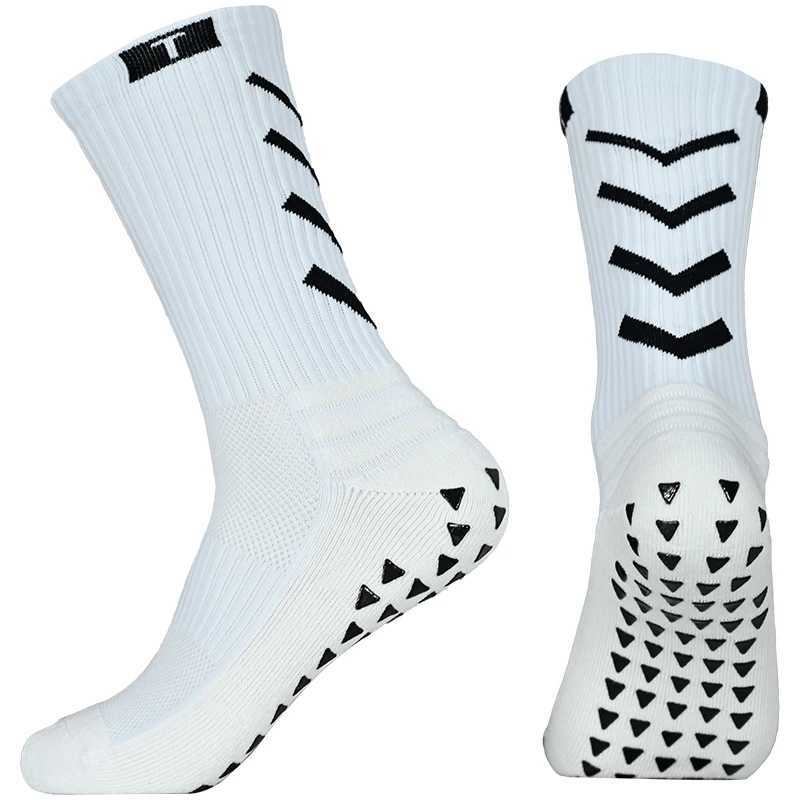 New Coming Anti Slip Football Socks Breathab Towel Bottom Adults Men Women Sports Soccer Socks Soft Cycling Grip SockXJ241125