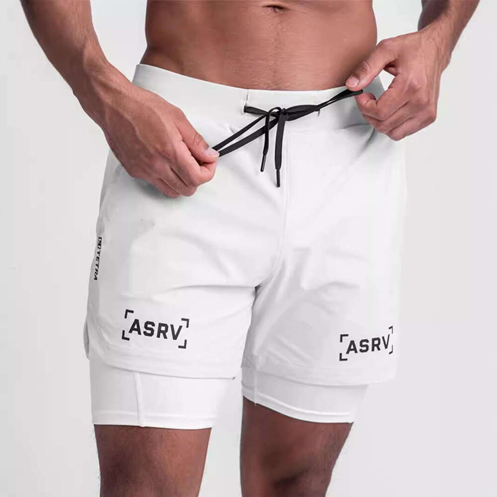 Summer Men's Shorts For Outerwear, American Style Youth Vacation, Two Pieces Of Sports, Multiple Pockets, Quick Drying, Breathable, Five Points B