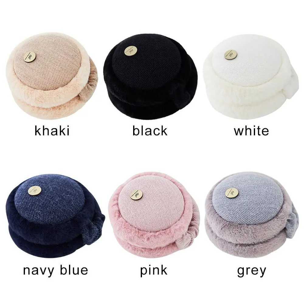 Fashion Winter Warm Earmuffs Portable Soft Plush Ear Warmer Women Men Earfl Outdoor Skiing Cycling Cold Protection Ear CoverXJ241126