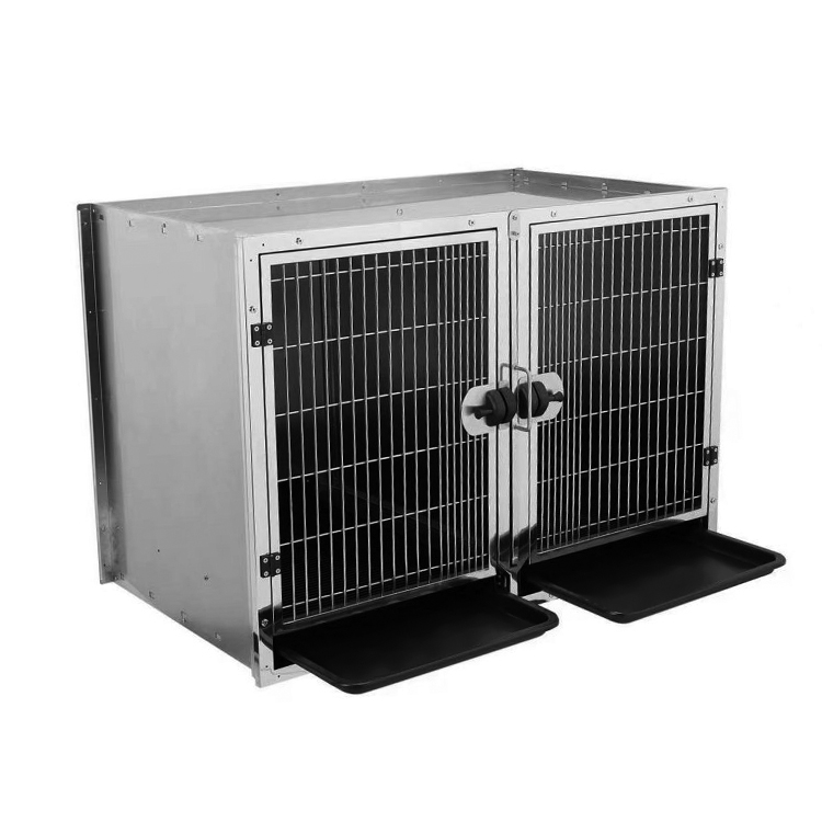 Hayea Pets Veterinary Cage Bank Combined hospital Vet Cages Stainless Steel Cages For Vet