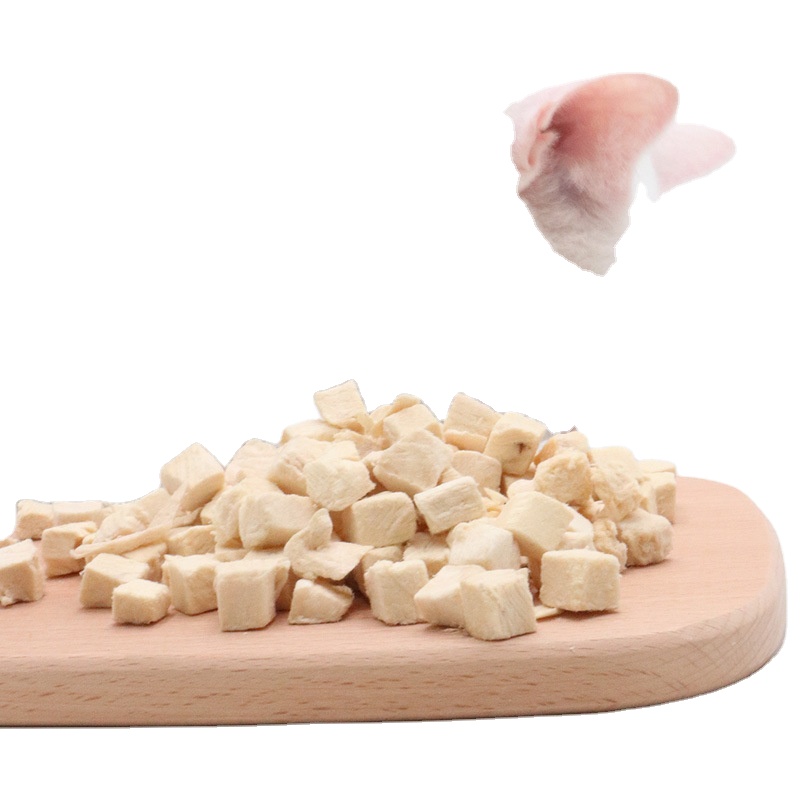 human grade chicken granules freeze dried chicken cubes duck cubes cats treats