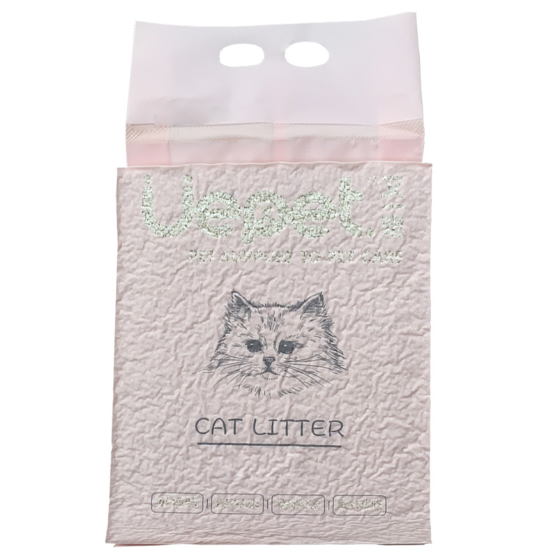 Factory wholesale cat cleaning supplies plant health dust-free and non-stick plant starch cassava cat litter
