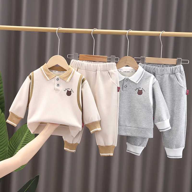 Clothing Sets Spring Autumn Children Baby Boys Sport Clothes Cartoon T-Shirt Pants 2Pcs/sets Infant Kids Casual Clothing Toddler Tracksuits H241126
