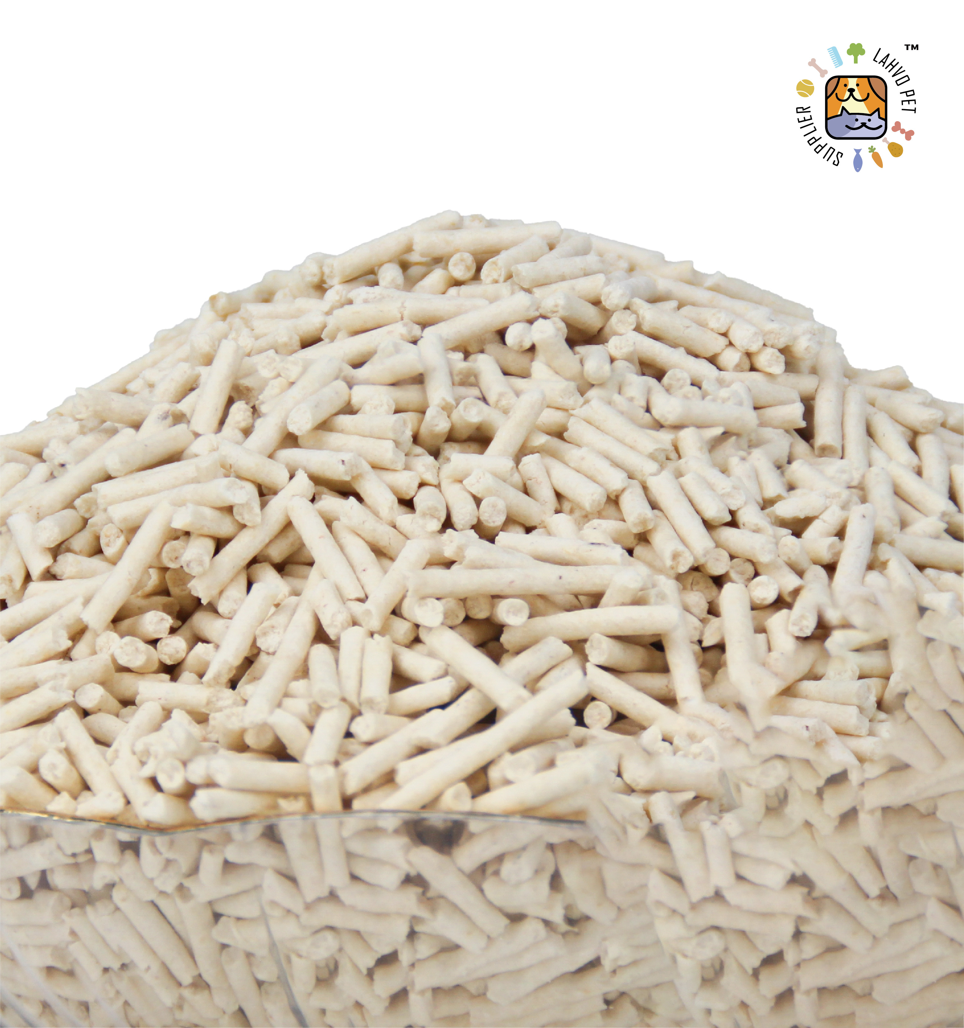 Factory OEM lahvo Tofu cat litter best clean cat litter tofu cat litterflushable