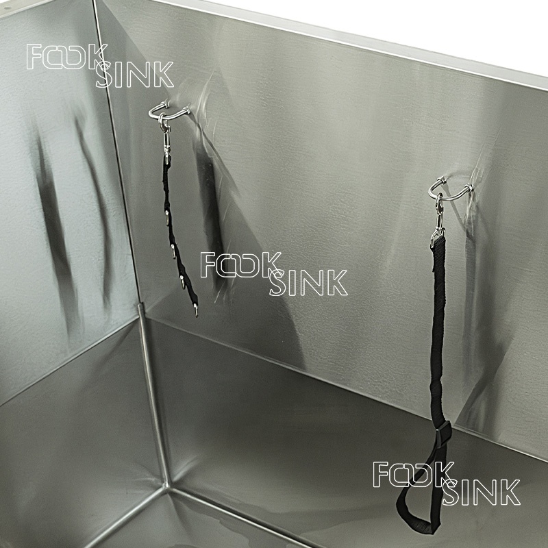 Multifunction Easy o Clean Washbasin for Dogs 304 Stainless Steel Dog Grooming Bath Tub