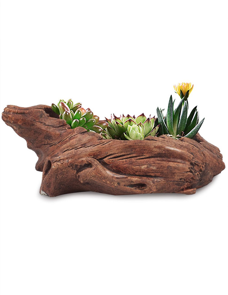 Wholesale Aquarium Plant Pot Driftwood Bowl For Flower Plant