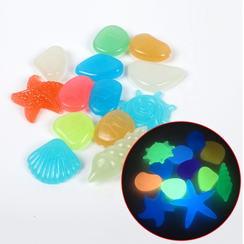 Manufacturers Wholesale Aquarium Luminous Stone Fish Pond Color Decorative Stone Landscape Stone