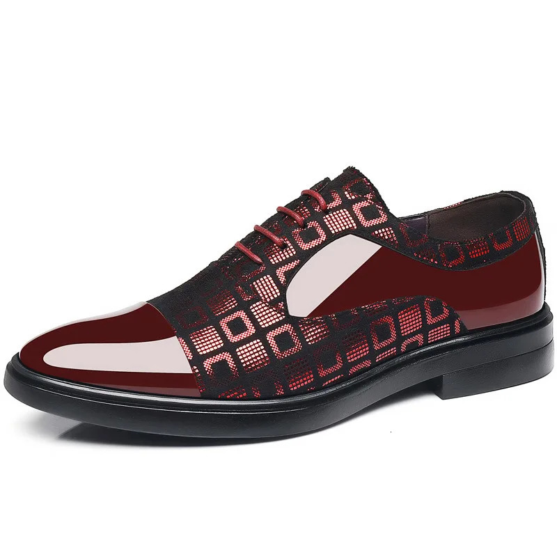 Dress Shoes for Men Spring Autumn Fashion Formal Suit Shoes Man PU Leather Wedding Party Style Susiness Shoes 241126