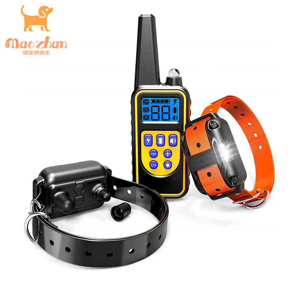Best selling new type waterproof controlled electric remote dog training collar