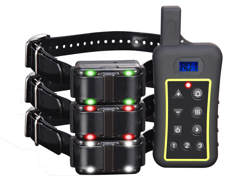 1/2 Mile Dog Training Collar with Ergonomic Remote, Safe Humane Vibration Stimulation, waterproof Tone collar