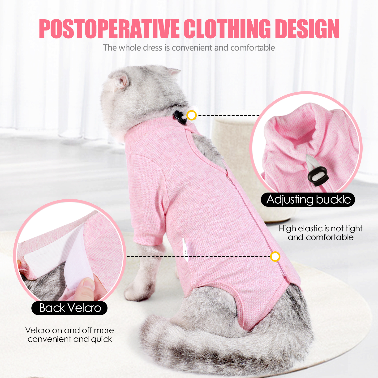 High-Quality Spay and Neuter After Surgery Clothing Anti-Licking Clothes Dog Recovery Suit Cat Clothes