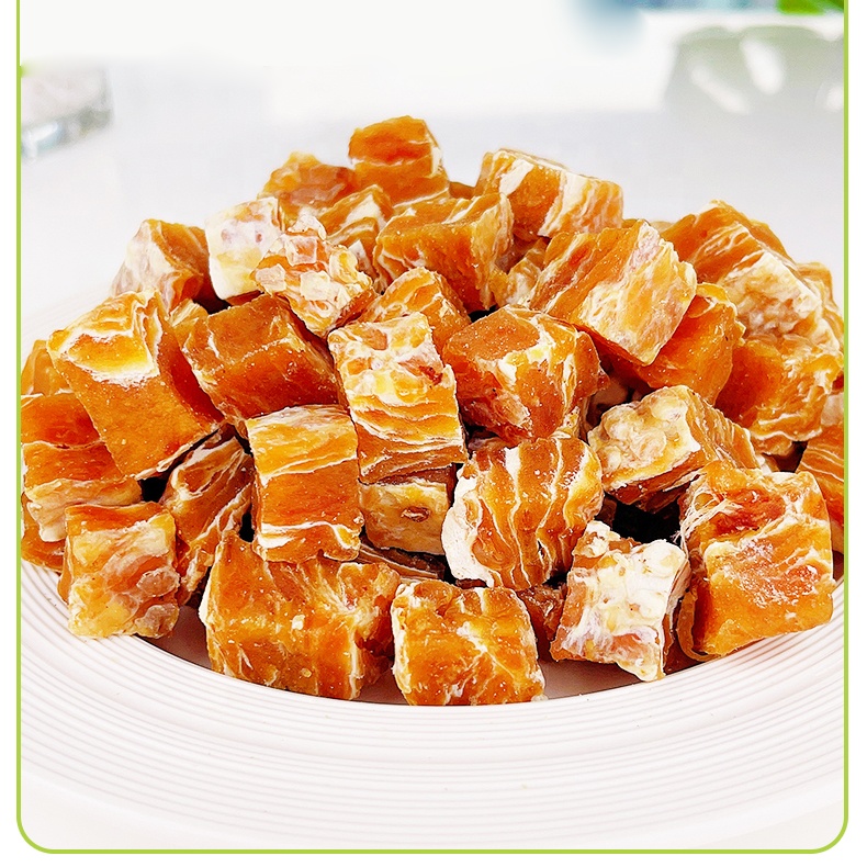 Wholesale dry pet snacks dog food bulk cargo Dried chicken Sliced chicken with snow Dog snacks Dog treats