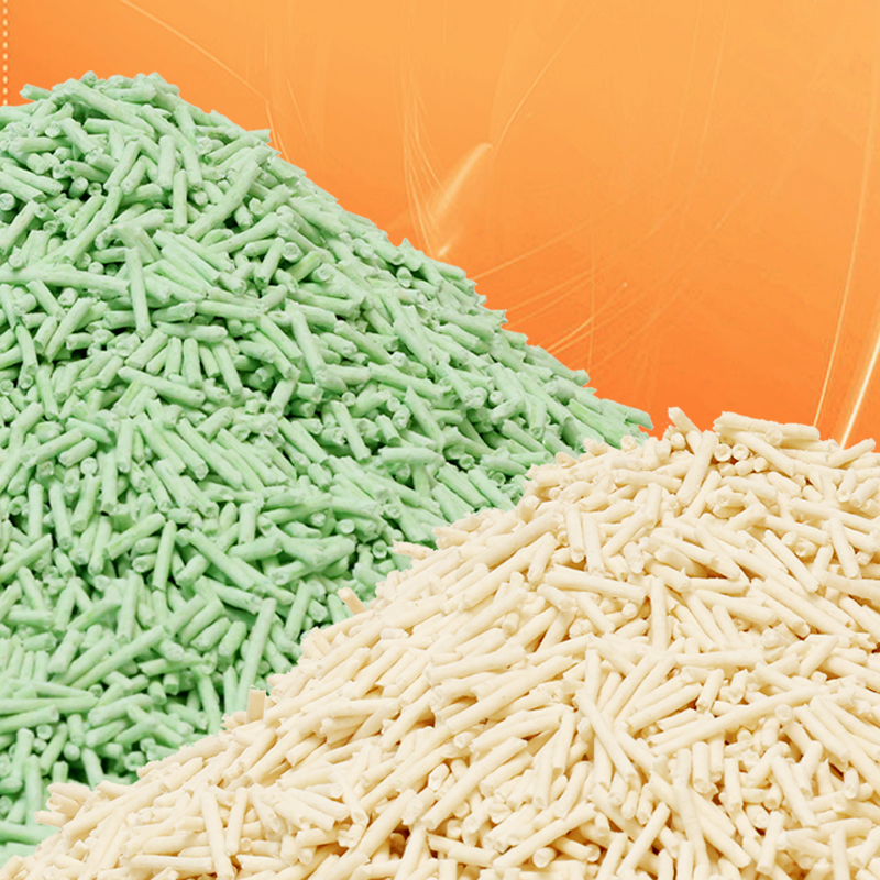 Clumping Flushable Tofu Cat Litter Plant Fiber Cat Litter With Various Styles Of Pet Bentonite Tofu Cat Litter Oem
