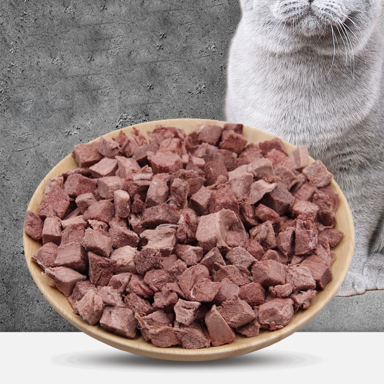 Pet freeze-dried snacks Freeze dried venison Wholesale of full box and large bags Cat snacks and dog food