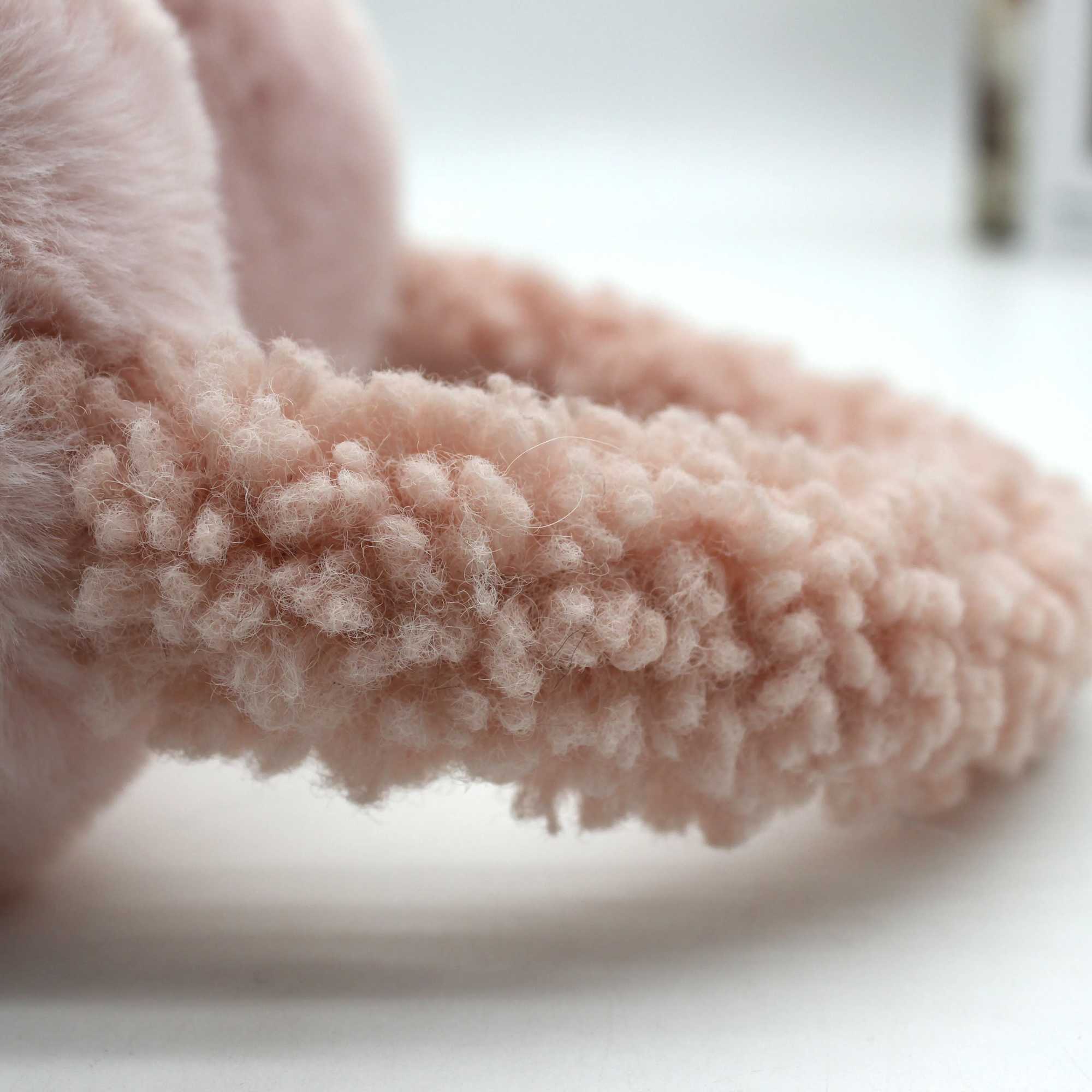 Hatzzi sherpa rabbit fur warm earmuffs suitable for womens fluffy fashionable and cute ohren w rmer damen W241126