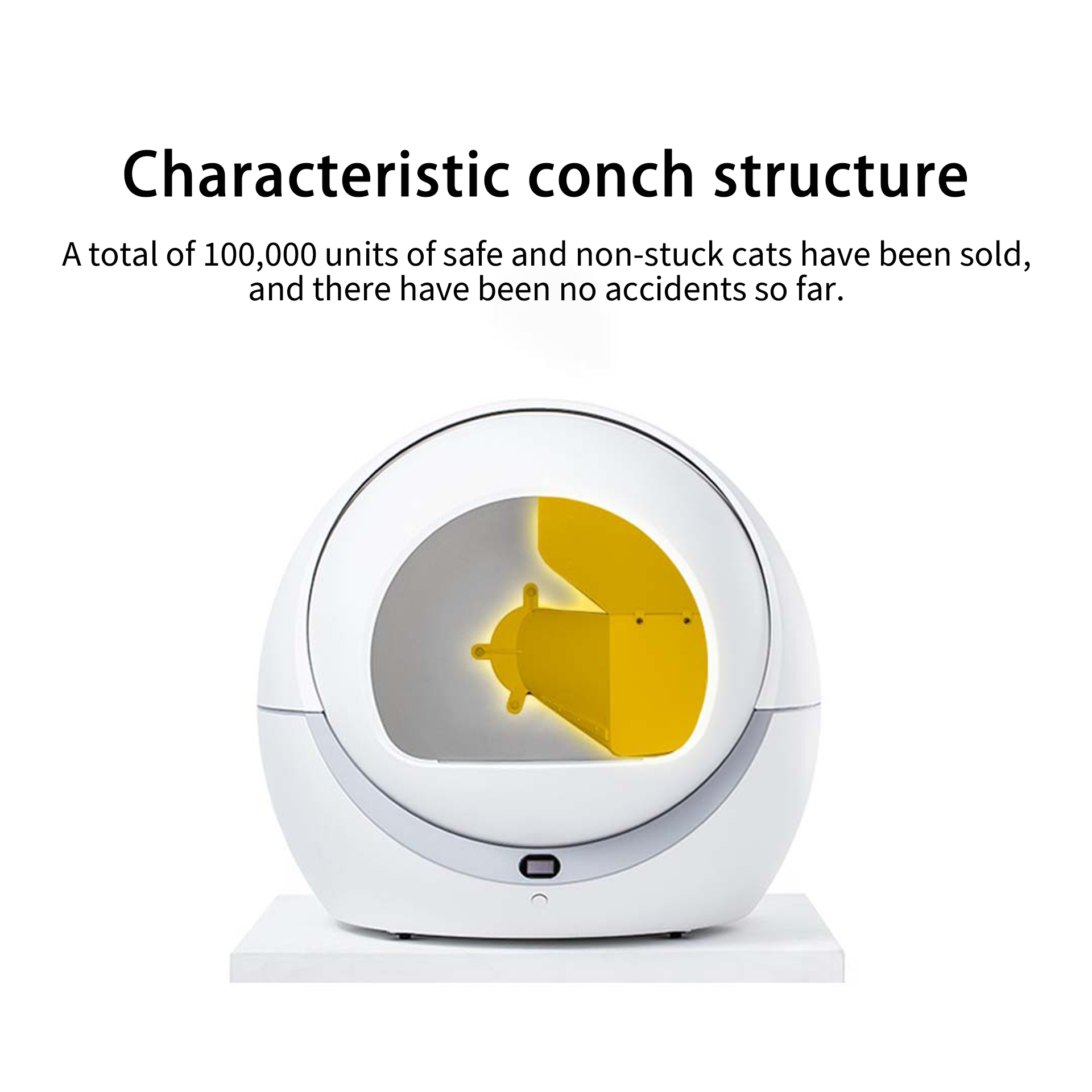 Smart Cat Litter Box International Version 100% Work With App Self-Cleaning Cat Litter Box Automatically