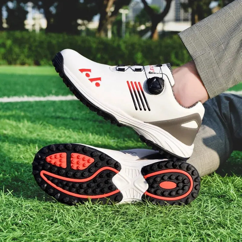 Mens Golf Shoe Professional Golf Sport Sneakers Waterproof Trainers Golfing Anti-slip Shoes Comfortable Leisure Shoes 241126