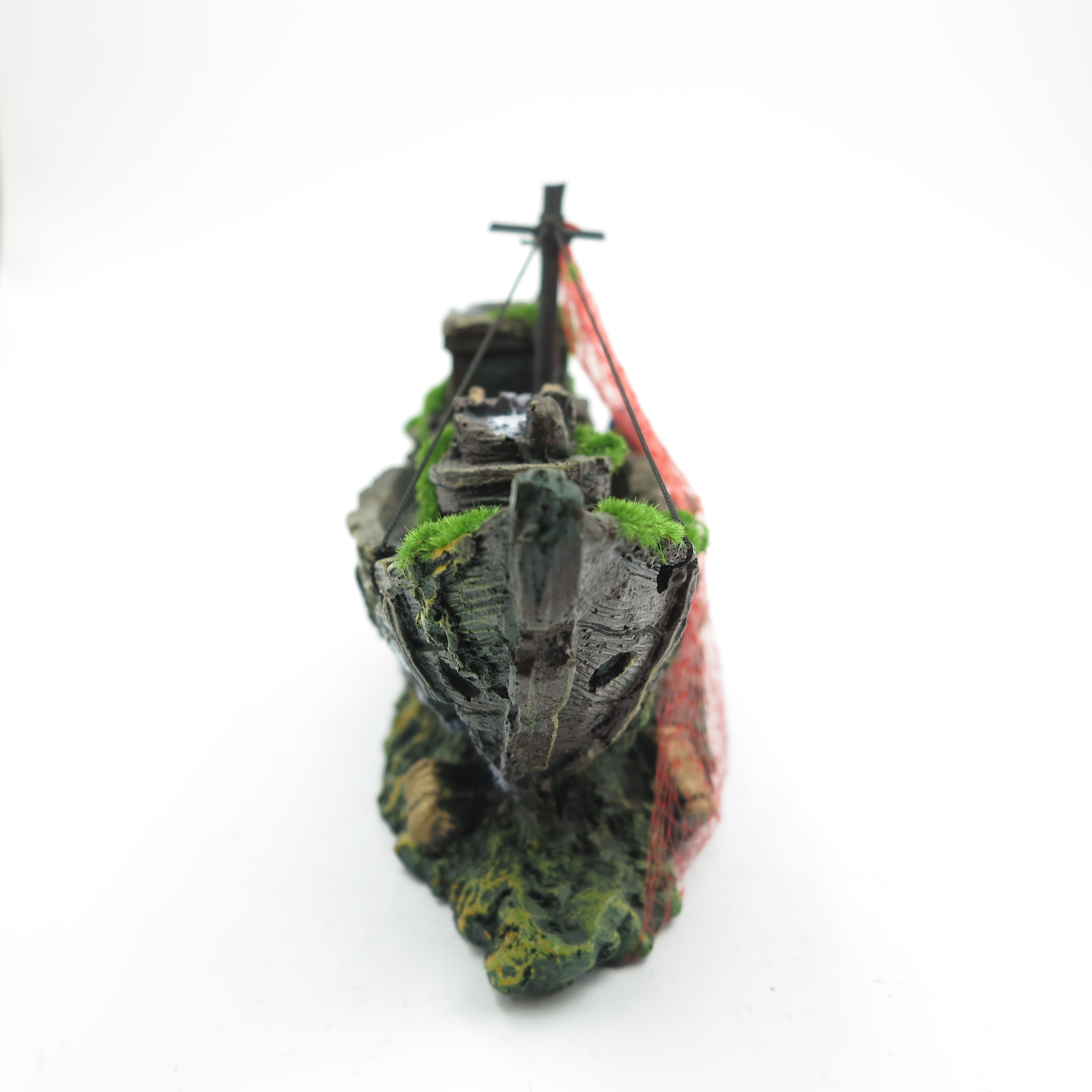 RELAQCC Aquarium Ornament Wreckship resin