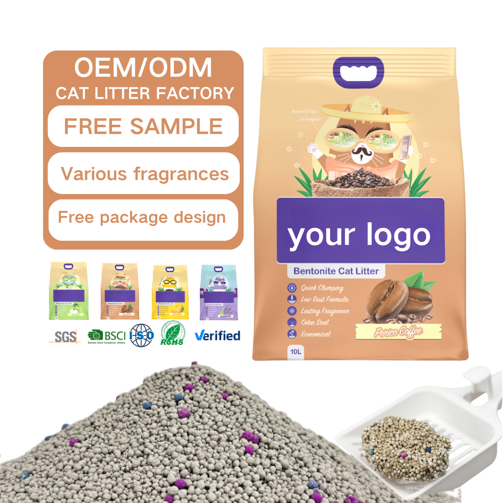 Low-Priced Popular Newest Product Arena para gatos Ball Shape Bentonite Cat Litter Sand