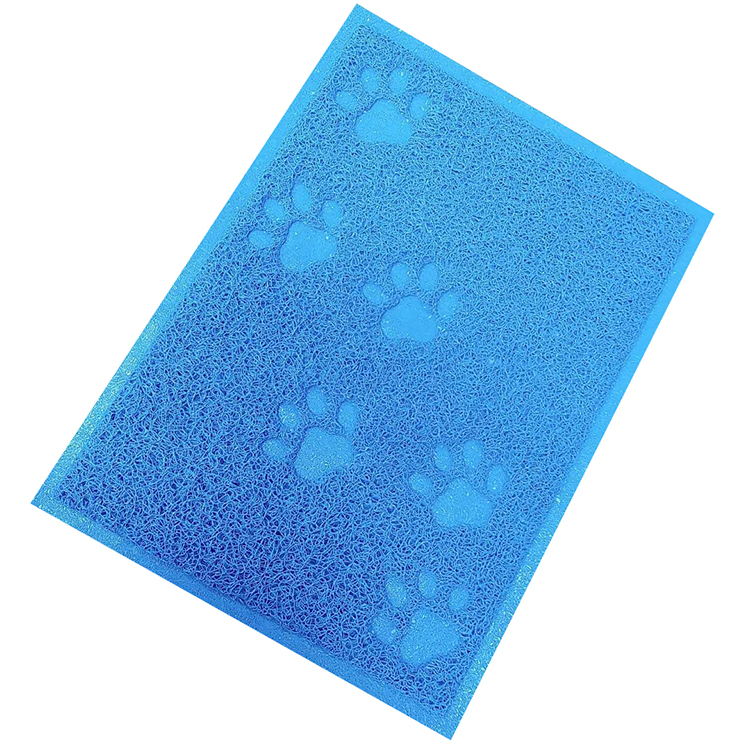 Pet feeding mat for dogs cats, waterproof pvc floor mat for food and water under bowl easy clean non-slip cat litter mat