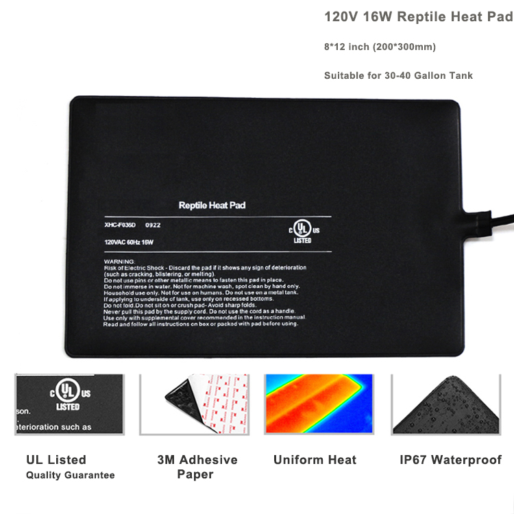 Far Infrared Heat Panel Heating Mat For Reptile Heated Pet Pad