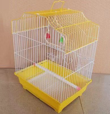 Bird Cage Stainless Steel With Wheels On Wheels Canary Breeding Free Shipping