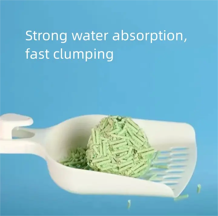 99.9% Dust-free Flushable Lightweight Natural Tofu Cat Litter Odor Control Clumping Cat Litter Tofu Cat Litter