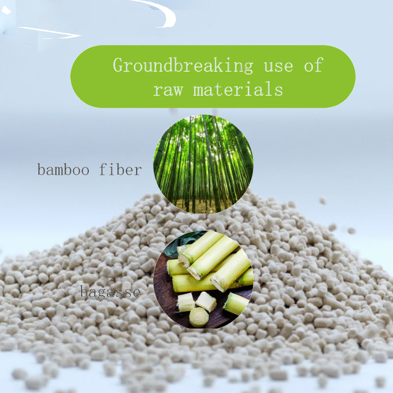 Low Ash Natural Ingredient Natural Cat Litter Mixed Material Natural Cat Litter Durability Natural Cat Litter