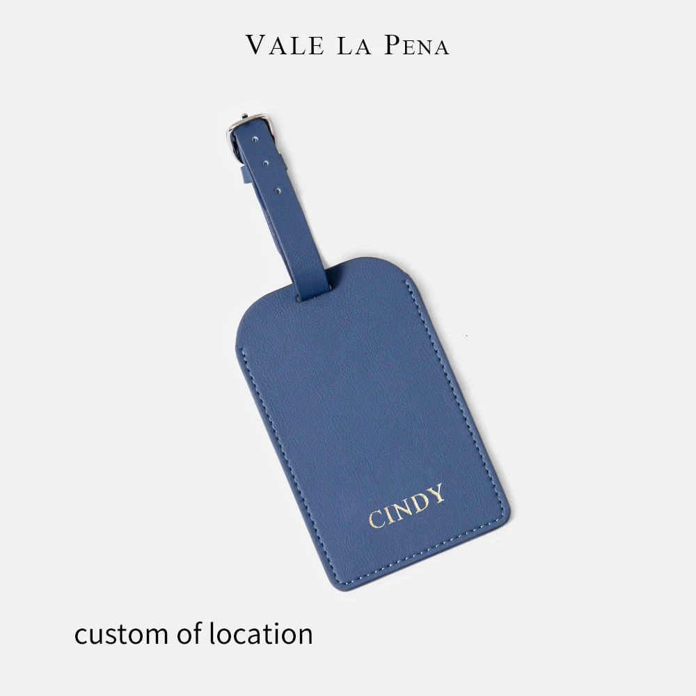 Monogrammed Initial Letters Simplicity Fiber Leather Luggage Tags Travel Bag Labels Baggage ization High Quality 241114