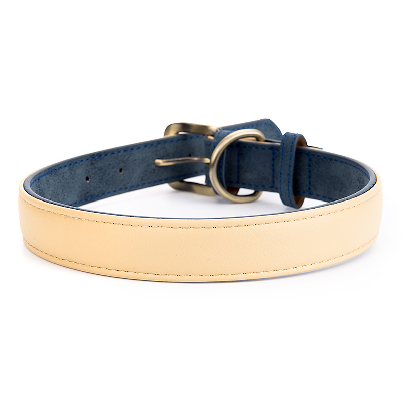 Dog Collar Personalized Pet Leather Collar Custom for Small Medium Large Dogs Roper Collar with Engraved ID Dropshipping