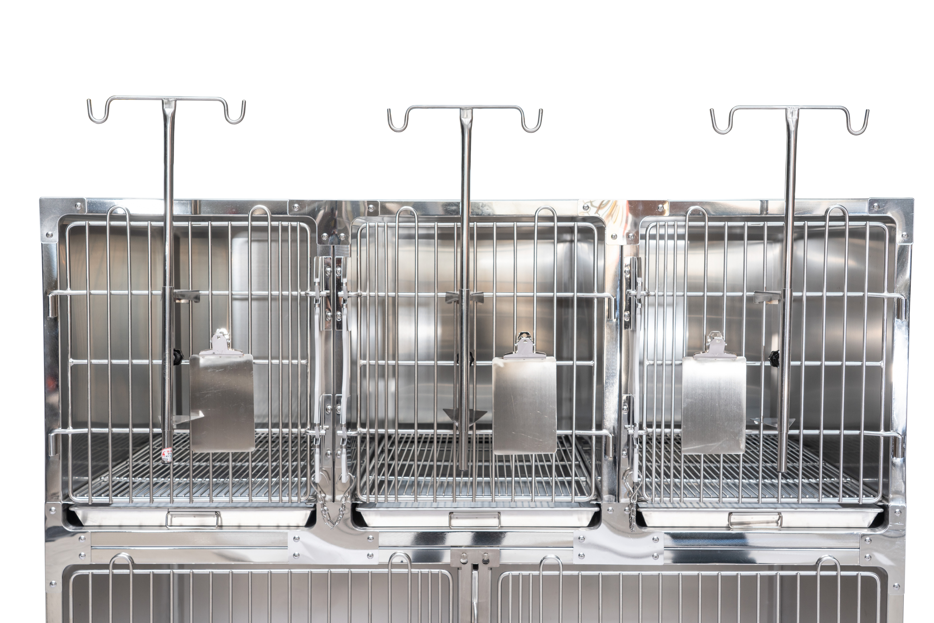 Professional Pets Veterinary Hospital Cage Animal Clinic Kennel Stainless Steel Modular Cat Dog Cages